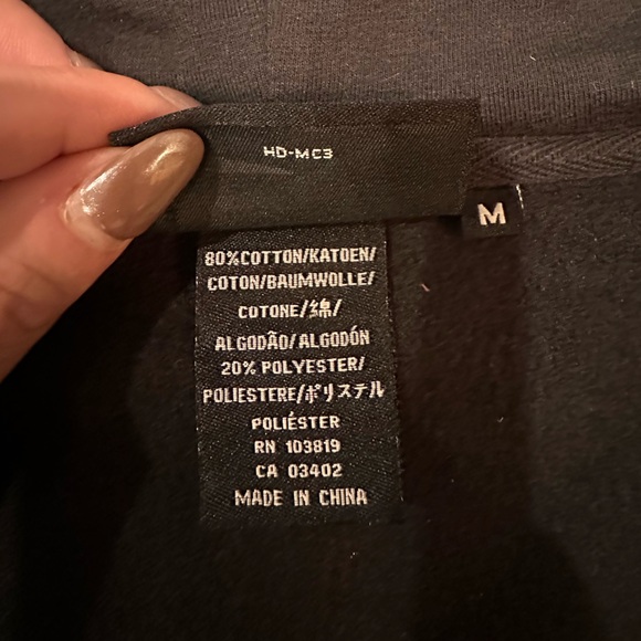 Harley Davidson Fleece Hooded Zip Up Jacket - Picture 4 of 9